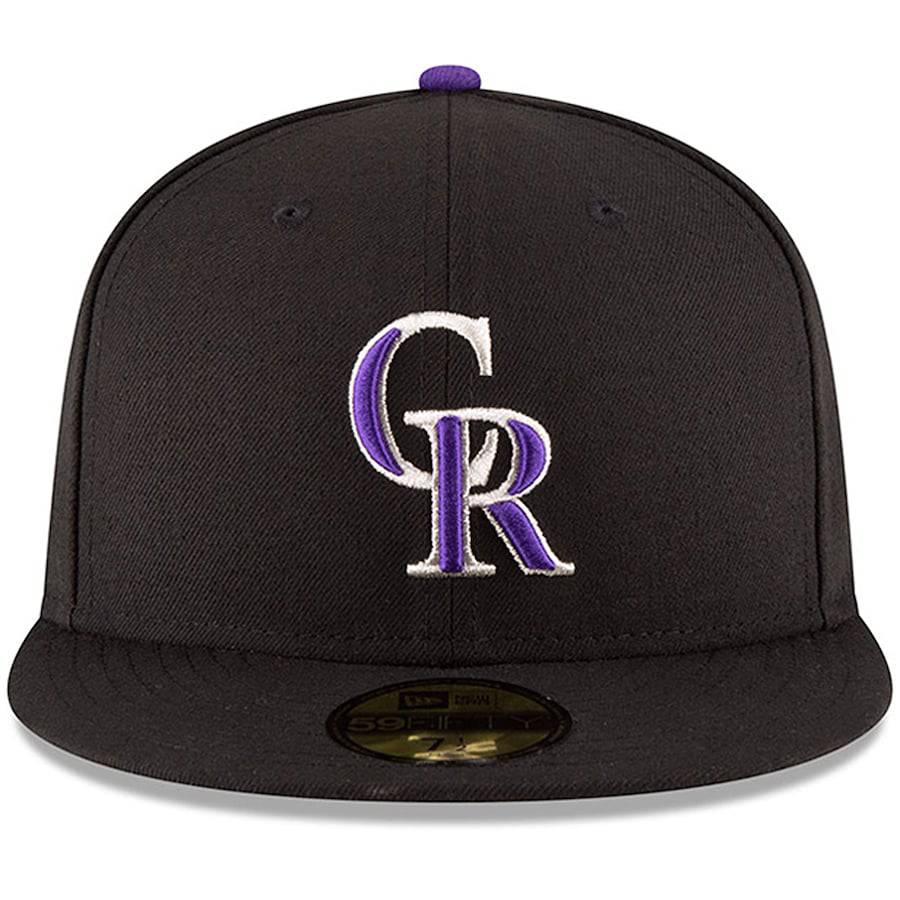 New Era MLB Colorado Rockies Game Authentic Collection On Field 59Fifty Fitted Hat Official Team Hat Sports Fan Cap Official MLB Team Hat Baseball