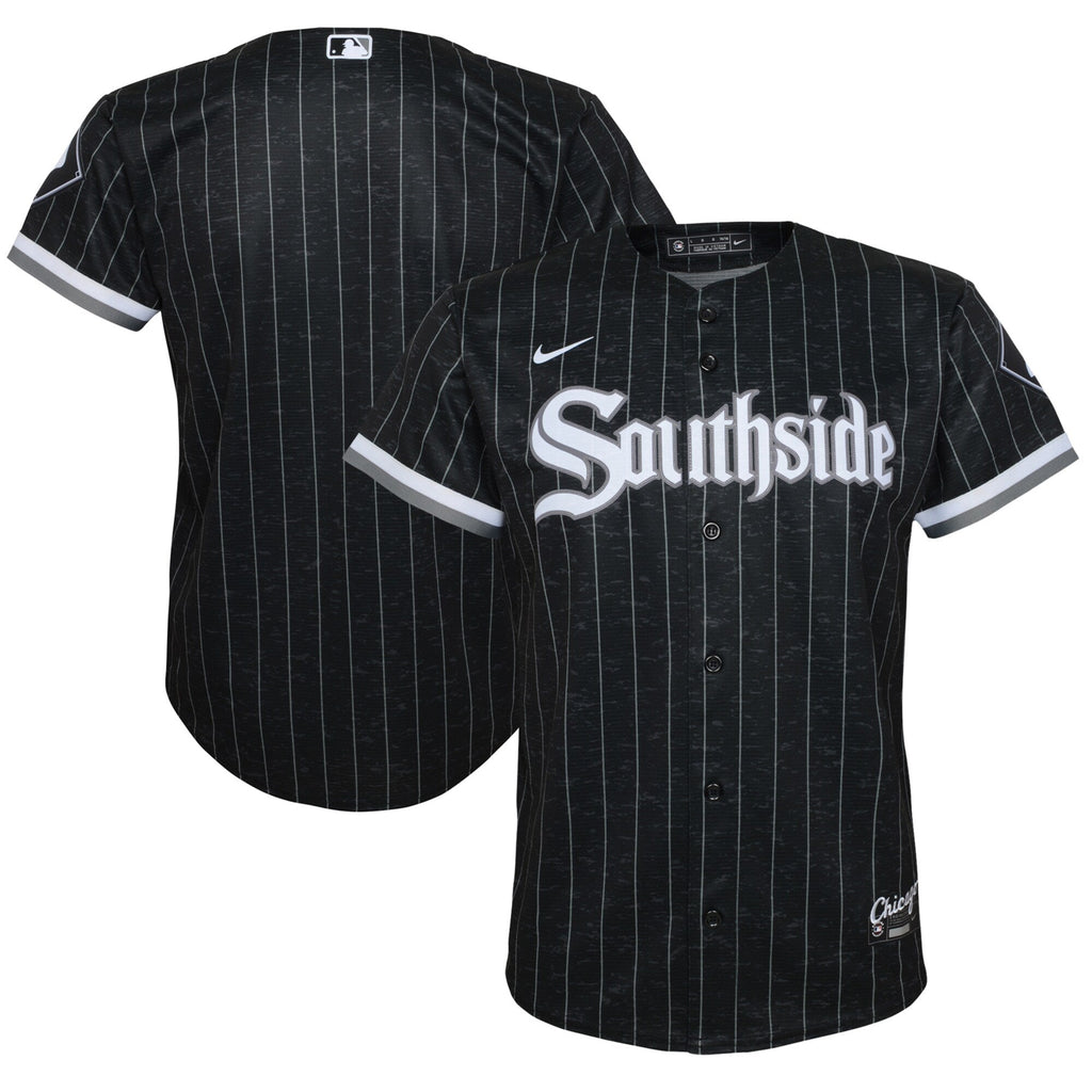 Chicago White Sox Child Nike Black City Connect Replica Jersey Official Team Jersey Sports Fan Apparel Official MLB Team Jersey Baseball Fan Apparel