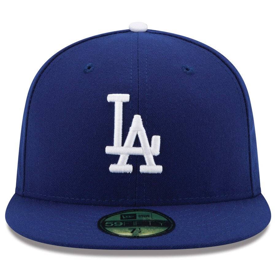 Men s Los Angeles Dodgers New Era Royal Authentic Collection On Field 59FIFTY Performance Fitted Hat Official Team Hat Sports Fan Cap Official MLB