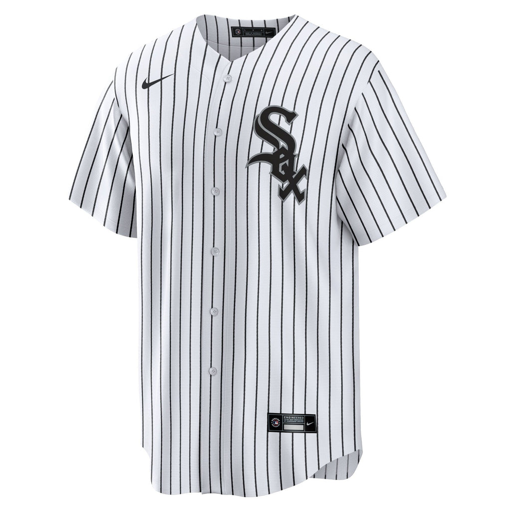 NIKE Men s Chicago White Sox White Home Blank Replica Jersey Official Team Jersey Sports Fan Apparel Official MLB Team Jersey Baseball Fan Apparel