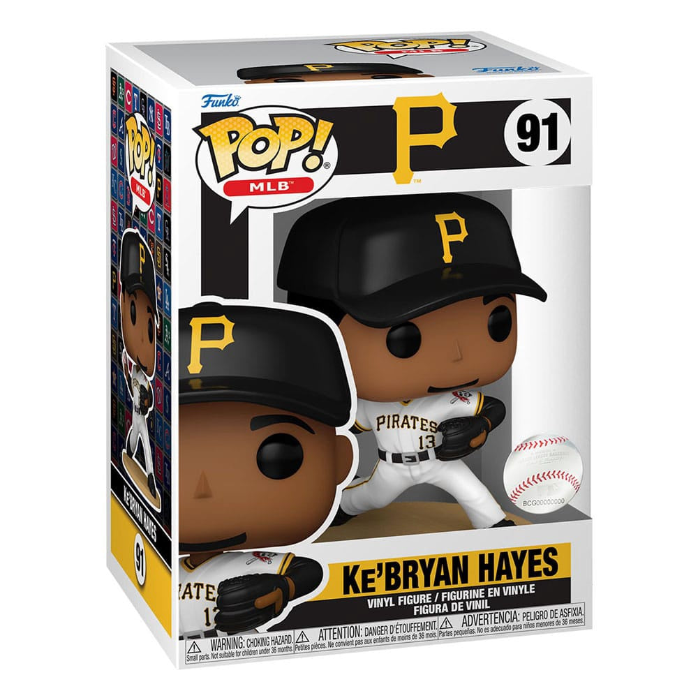 Funko MLB POP Vinyl Figure Pirates Ke Bryan Hayes 9CM Official Sports Fan Gear Popular Style Baseball Fan Gear