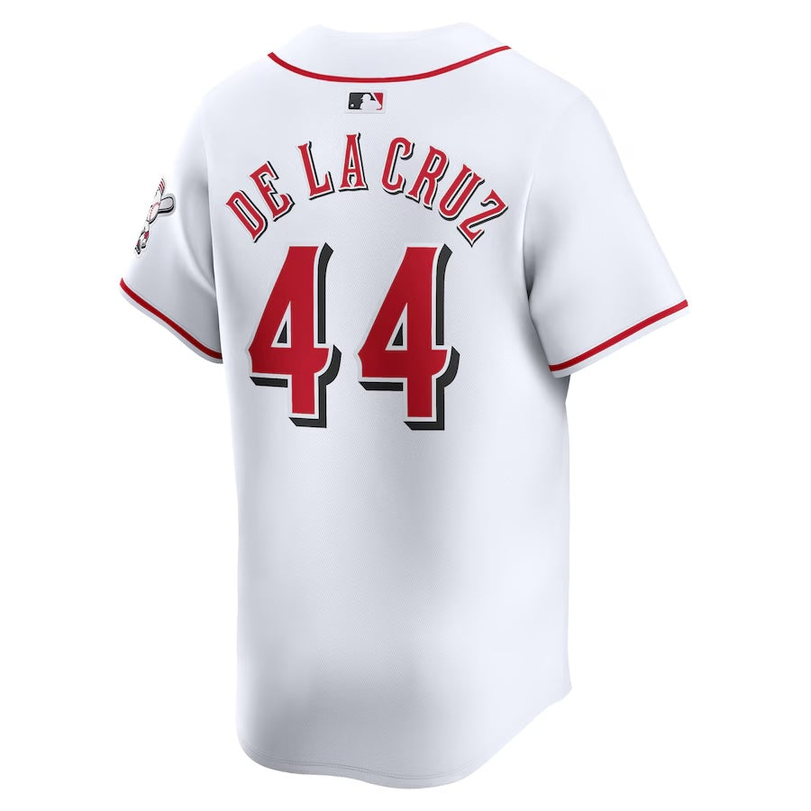 Youth Elly De La Cruz Cincinnati Reds NIKE White Home Limited Replica Jersey Official Team Jersey Sports Fan Apparel Official MLB Team Jersey